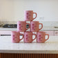 Caneca rosa hot coffee hot ideas